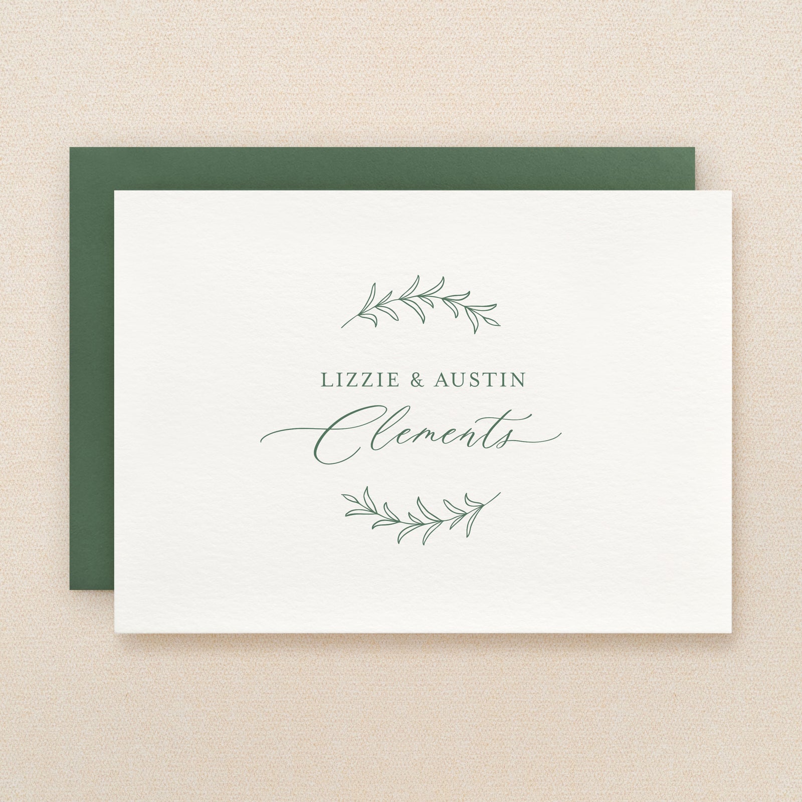 Willow Personalized Stationery