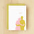 "Miss You" Silhouette Couple Greeting Card #107