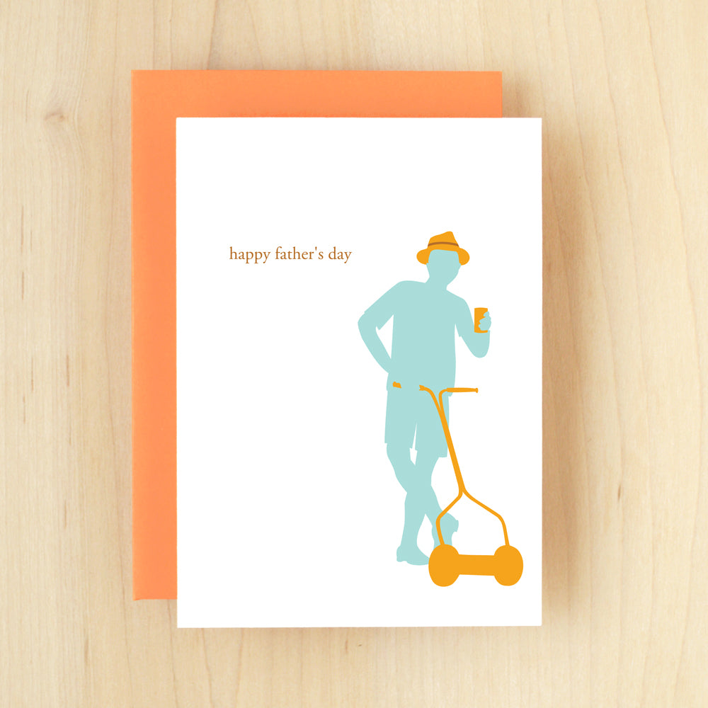 "Happy Father's Day" Silhouette Father Greeting Card #111