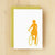 BLANK Silhouette Bicycle Greeting Card #129