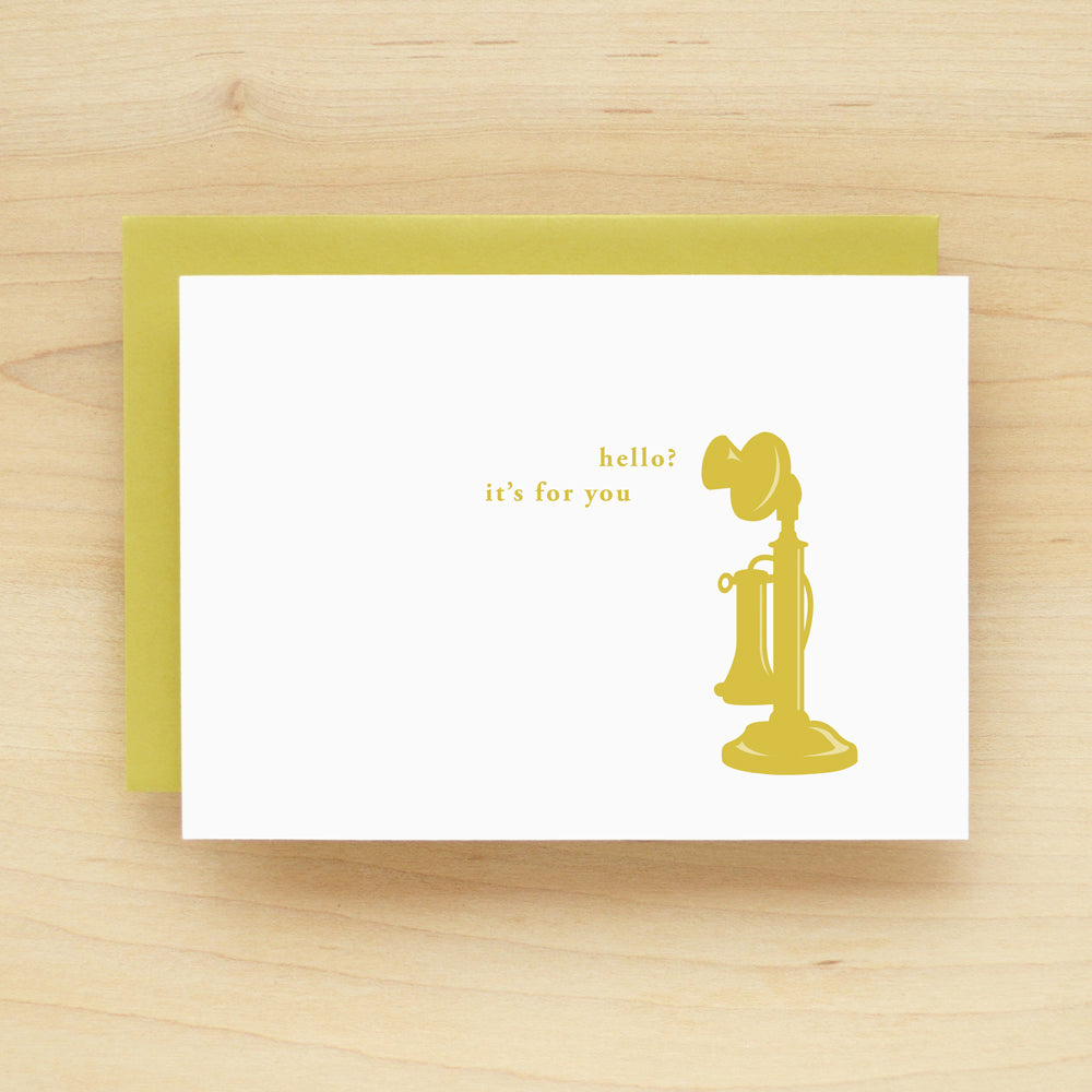 "Hello? It's For You" Summer Lovin' For You Greeting Card #136