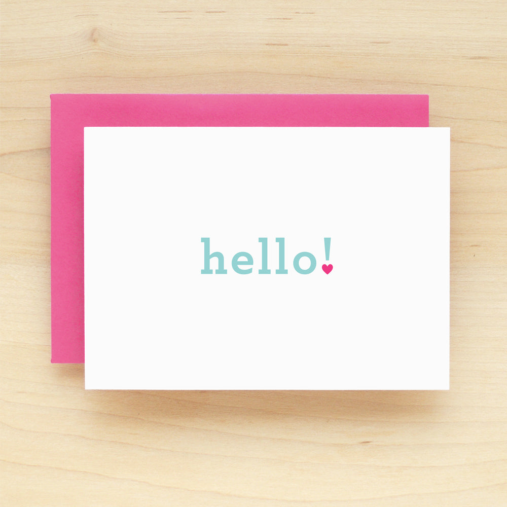 Hello Greeting Card Messages