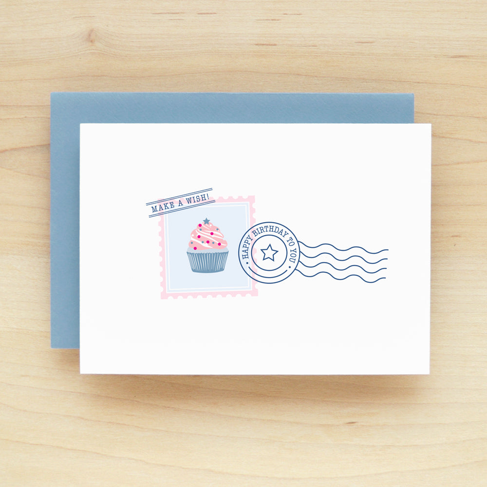 "Happy Birthday To You" Postage Greeting Card #222