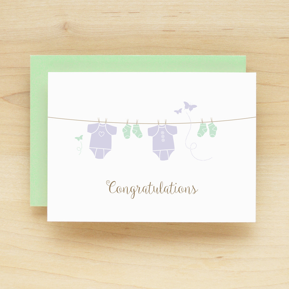 "Congratulations" Onesie Greeting Card #236