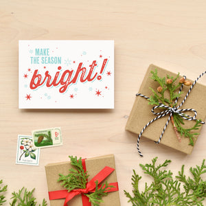 Bright Holiday Card Set of 10