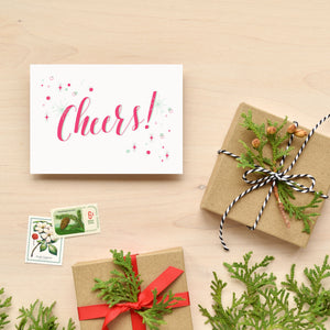 Cheers Holiday Card Set of 10
